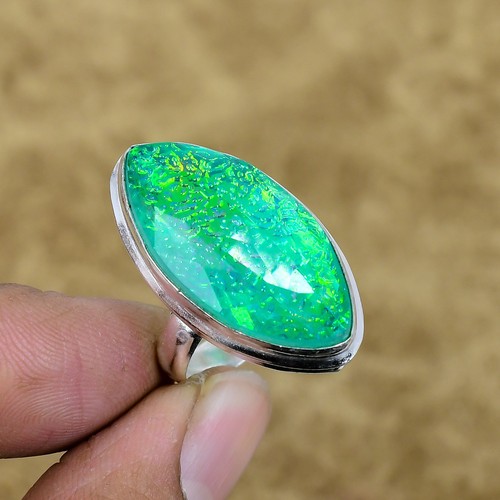 Natural ammolite marquise - ammolite,