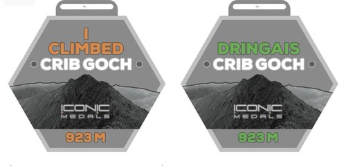 Crib goch medal - goch,