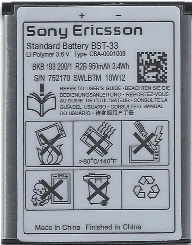 Genuine sony ericsson bst - genuine,