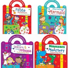 Kids Colouring Sticker Book -