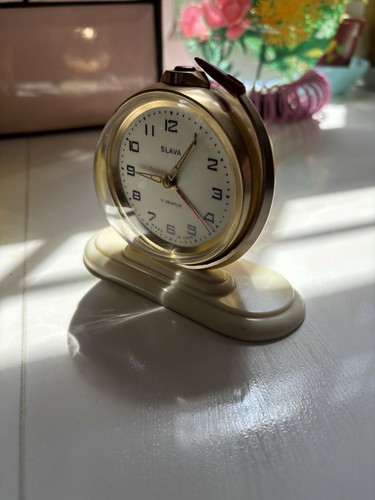 Antique clock slava made - antique,