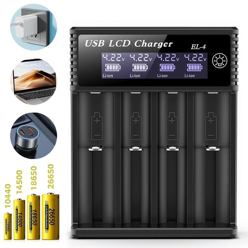 4slots smart battery charger - battery,