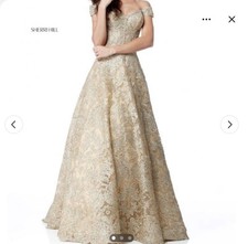 Sherri Hill Gold Fill-Length