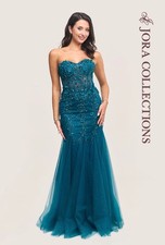 Stunning teal prom dress - stunning, uk