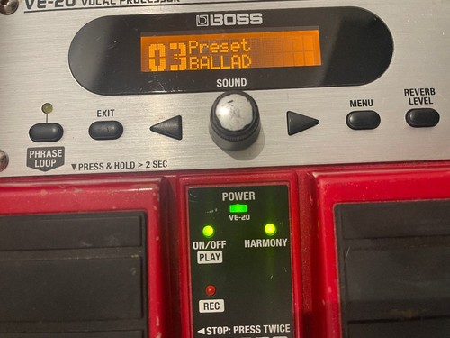 Boss vocal effects - boss,