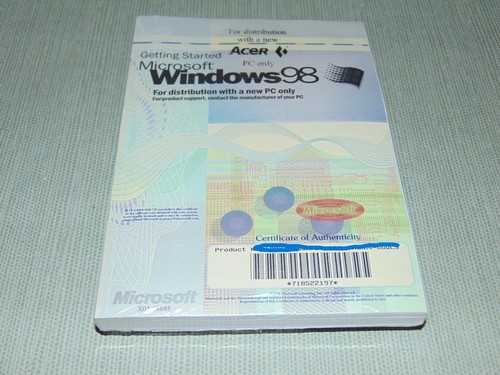 Microsoft windows os - microsoft, 98