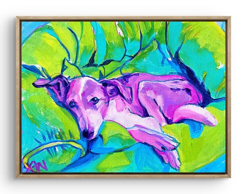 12x9 figurative art modern - 12x9,
