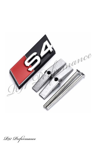 Audi chrome silver front - s4,