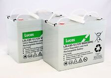2 X Lucas 85AH Battery for