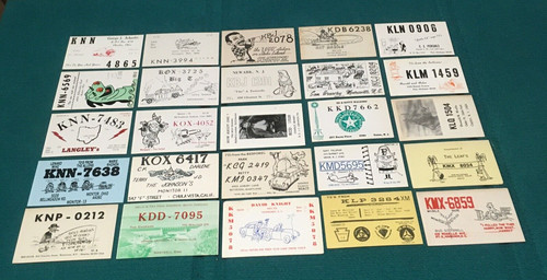 Lot qsl cards - lot,