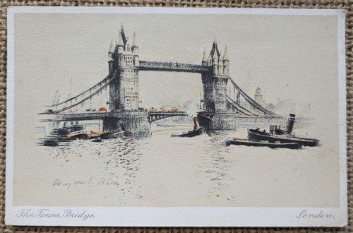 Illustrated tower bridge - illustrated,