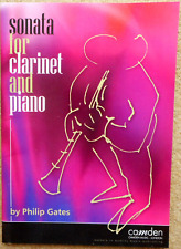 Sonata for Clarinet & Piano - Philip Gates: 43 + 13pgs Camden Music 2004 CM109