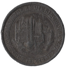1907 Selby Abbey Lead Medal