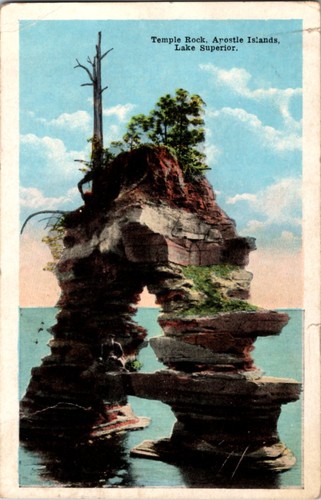 Washburn postcard temple - postcard,