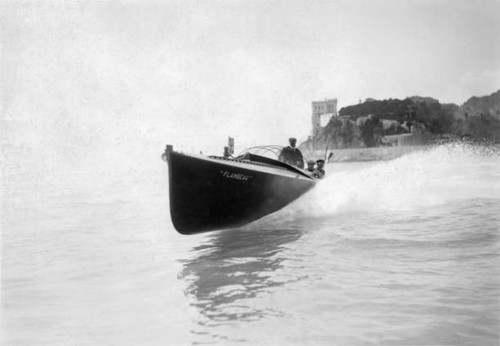 Motor boat race monaco - boat, in