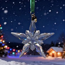 Swarovski Crystal 2025 ANNUAL EDITION LARGE CHRISTMAS ORNAMENT 5691172 NEW