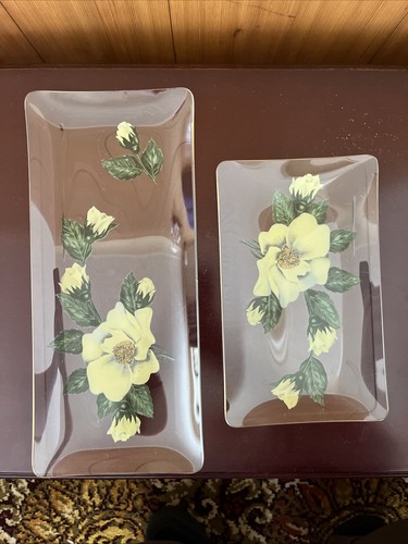 Vintage glass sandwich - , plate