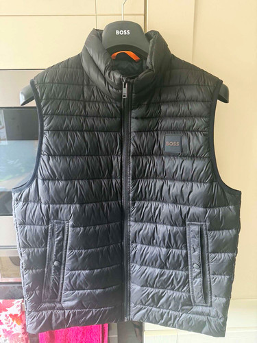 Boss black quilted down puffer - boss,