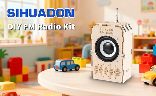 Diy radio kit for kids - diy, fm
