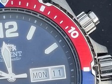 Orient Mako Pepsi EMC65-C2-A CA - Automatic Day - Blue Red Dial - Dive 200m Men