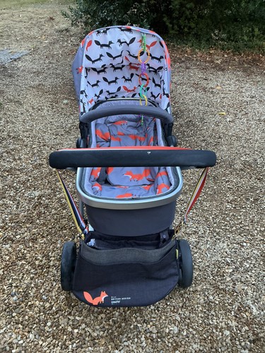 Cosatto grey fox print single - fox,
