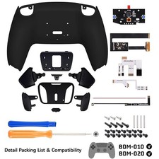 eXtremeRate Black Programable RISE4 Remap Kit for PS5 Controller BDM-020