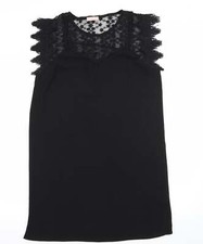 Luc-ce Womens Black Polyester