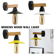 Vintage Wooden Wall Light
