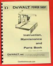 DEWALT Power Shop 1200 & 1400