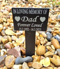 Personalised memorial slate