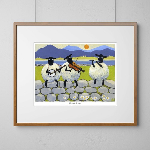Ewe grass sheep - sheep, by