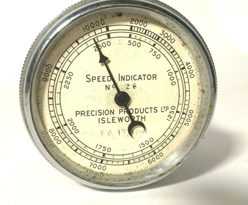 Vintage speed indicator rpm - indicator,