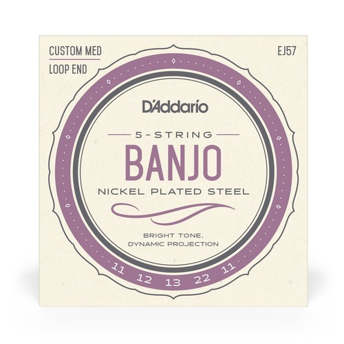 Addario ej57 string - d'addario, banjo