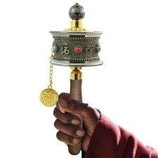 Hand Cranked Prayer Wheel