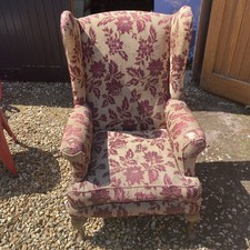 Vintage wing back armchair - ,