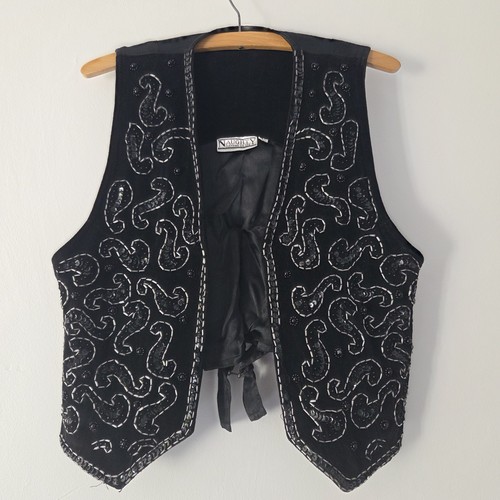 Vintage boho festive waistcoat - festive,