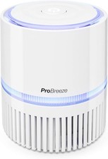 3-in-1 Mini Air Purifier with True HEPA Filter and Ioniser, Personal Desktop
