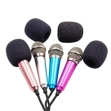 Portable 3.5mm Stereo Microphone for Karaoke, Smartphone, Laptop & PC - Mini ...
