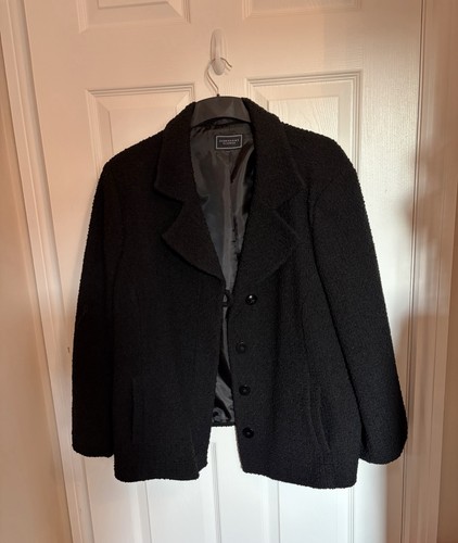 Black boucle heavy - boucle, jacket/