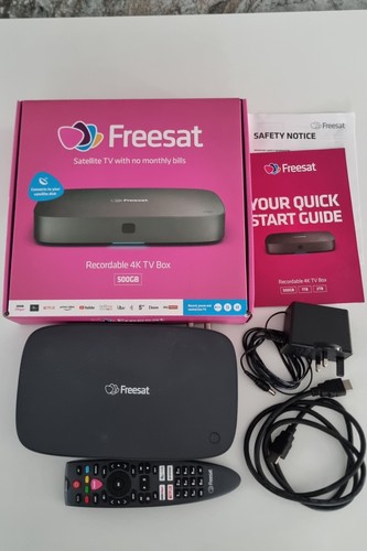 Freesat uhd 500 recordable - freesat, uhd-4x-500