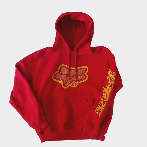 Vtg fox racing hoodie y2k - vtg,