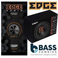EDGE EDBX10ADSP-E3 - 900W 10" Amplified Car Sub Bass Box with DSP & Wiring Kit