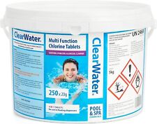 Clearwater - Multifunction Chlorine Tablets, Swimming Pool Spa Hot Tub Cleaning