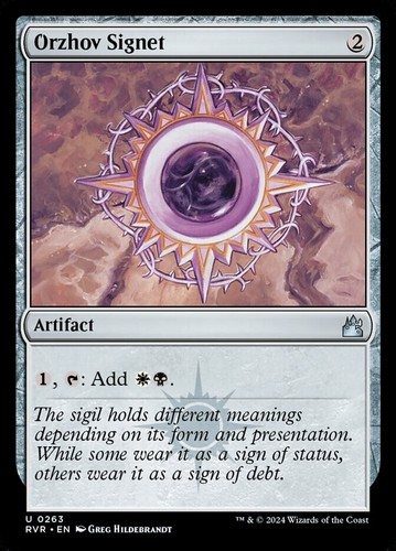 Mtg orzhov signet - [mtg],