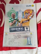 2018 Scottish Cup Final Celtic v Motherwell & Ticket 19/5/2018