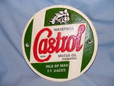 Castrol Oil Sign Cast Iron