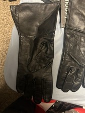 Black Leather Military Long