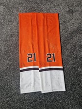 Sheffield Steelers Game Worn Ice Hockey Socks Pair - Tyler Mosienko #21
