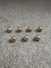 Chanel Gold Tone Metal Buttons
