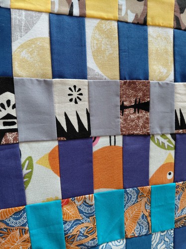 Handmade multicoloured cushion - handmade,